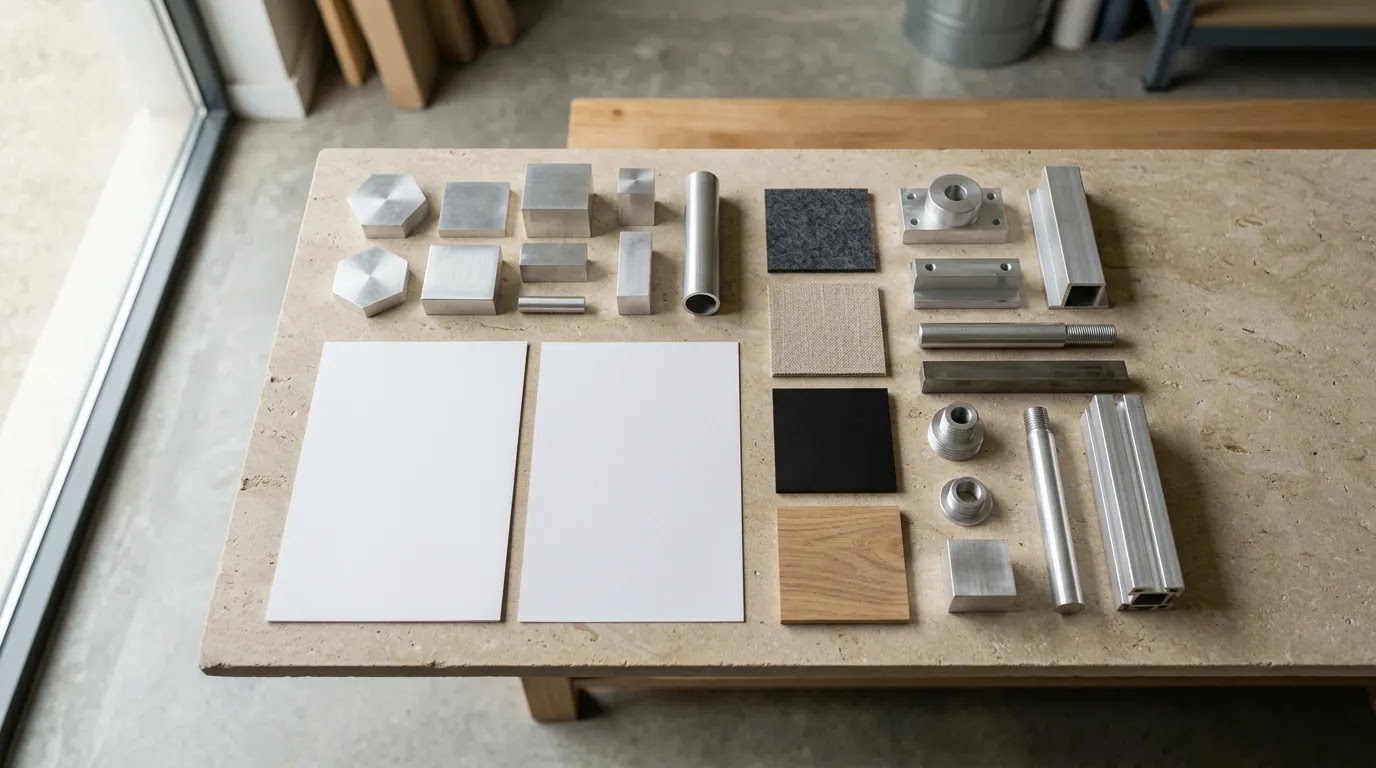 Wholesale earrings in bulk volume planning with material samples and production scope documents